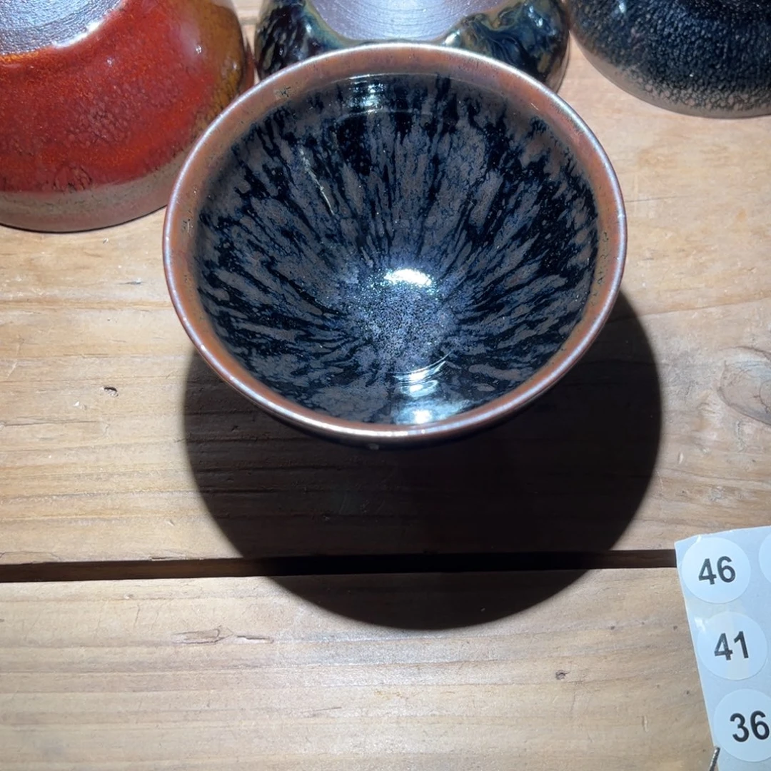 茶盏老木头柴烧建盏精选17