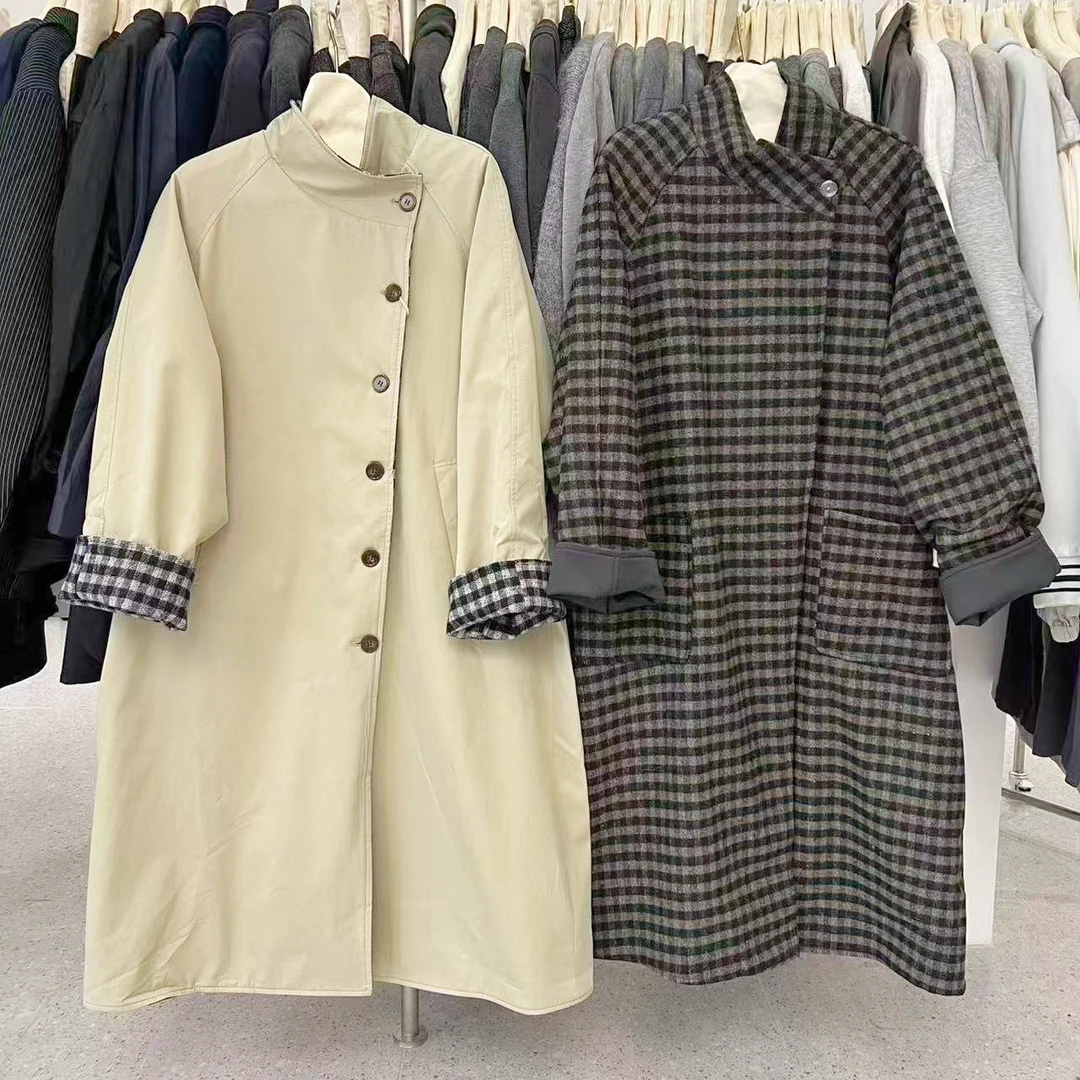 2066 一件风衣 双面可穿 棉面轻抚微风；傍晚约会，羊毛面裹住浪漫