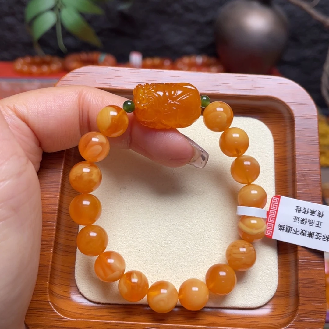 蜜蜡未镶嵌手链手串