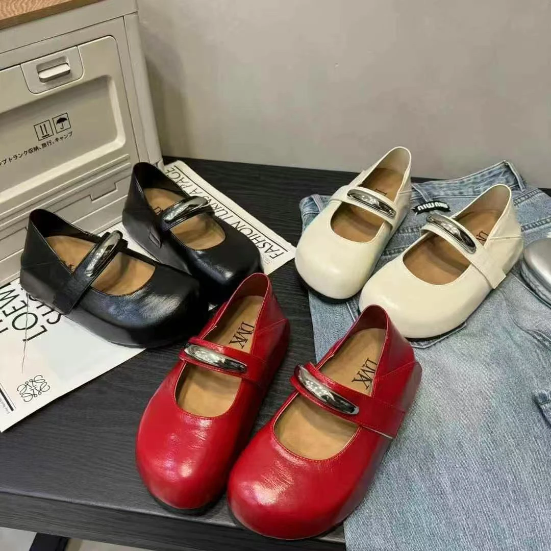 【十六号】厚底玛丽珍松糕鞋女2025春季百搭浅口单鞋3327