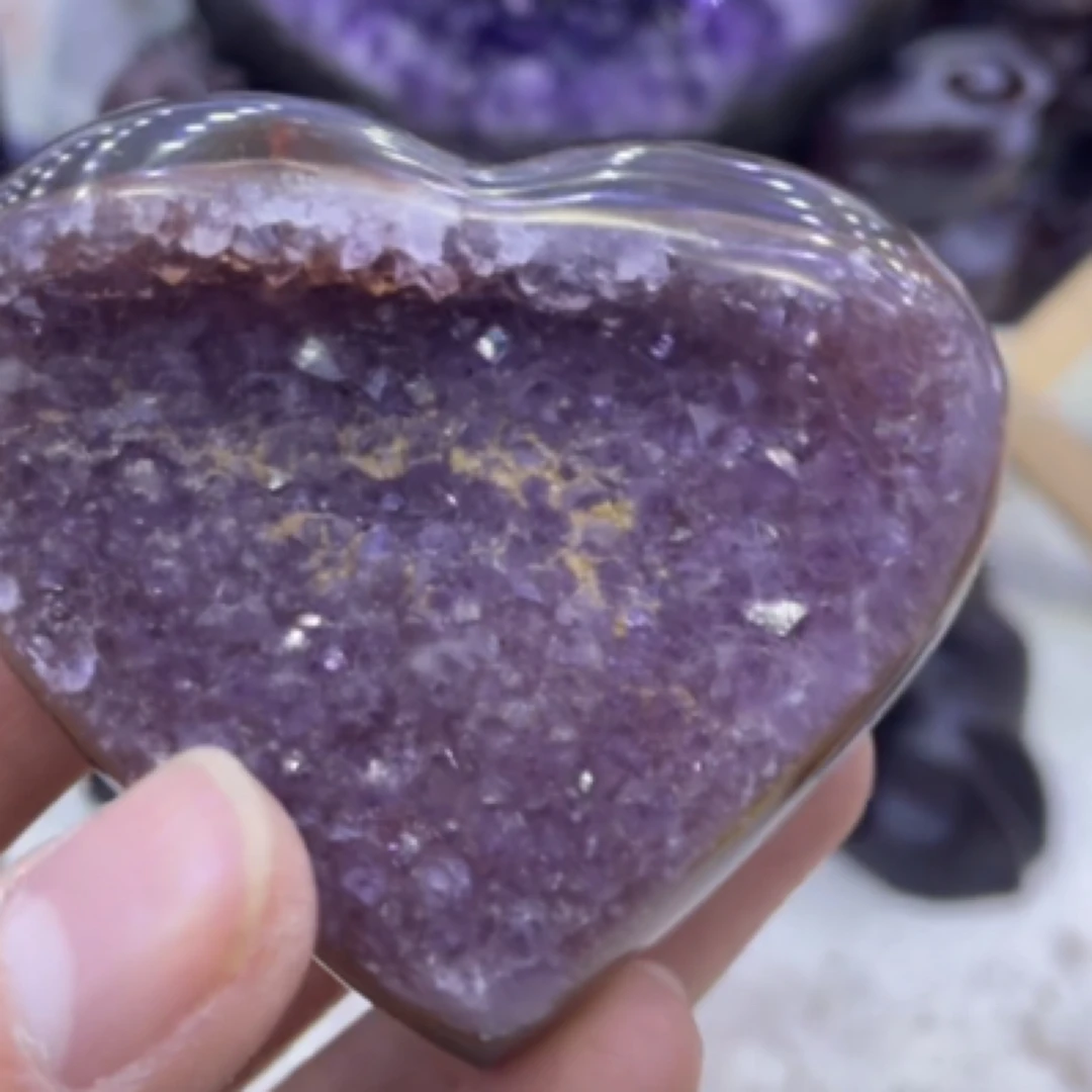 巴西乌拉圭紫水晶摆件