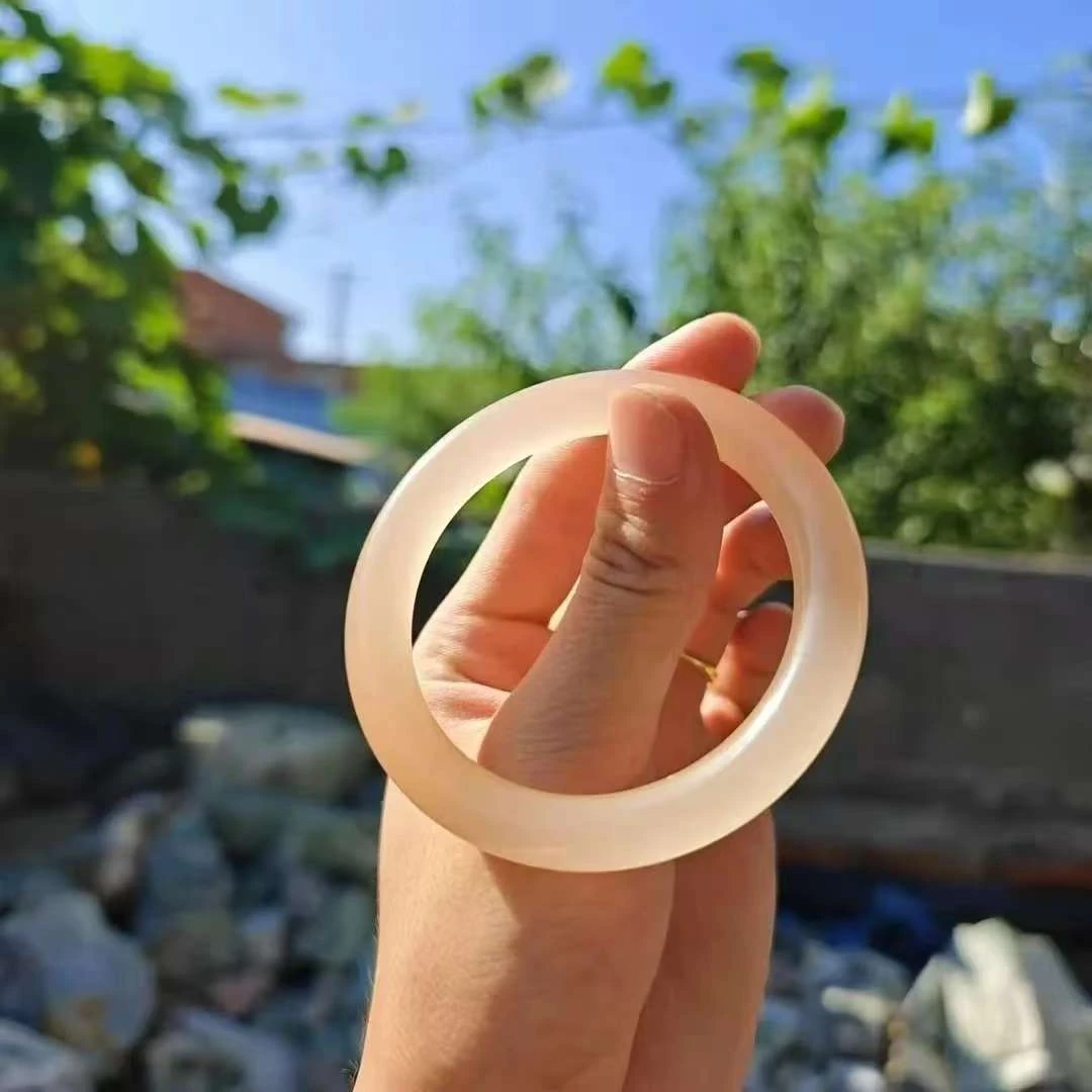 【一级藕粉玉】美人条粉色  天然传统工艺 多样性发其一