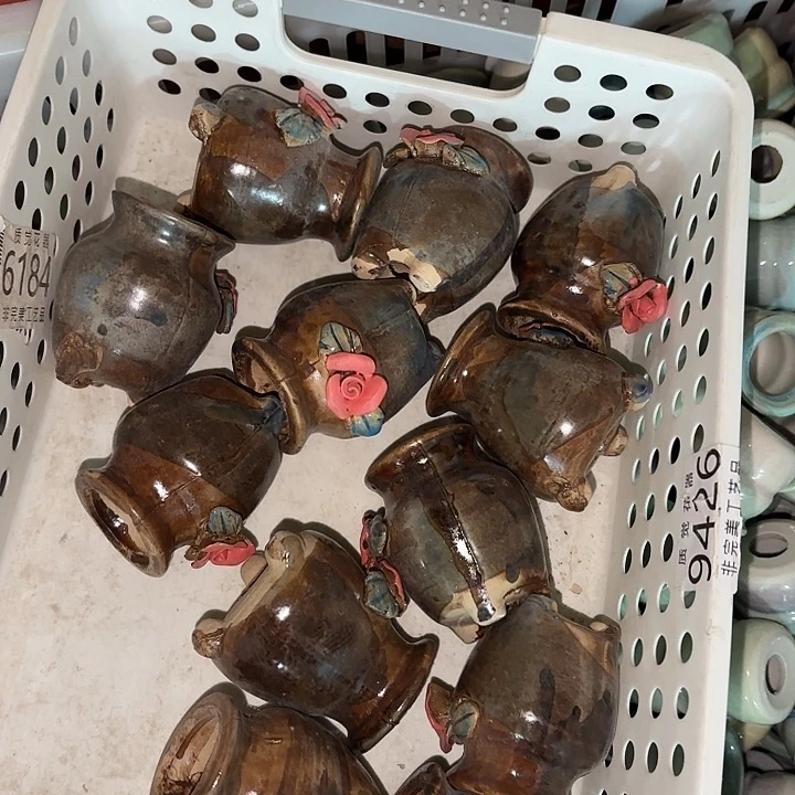 陶瓷发6个，非完美，介意慎拍。