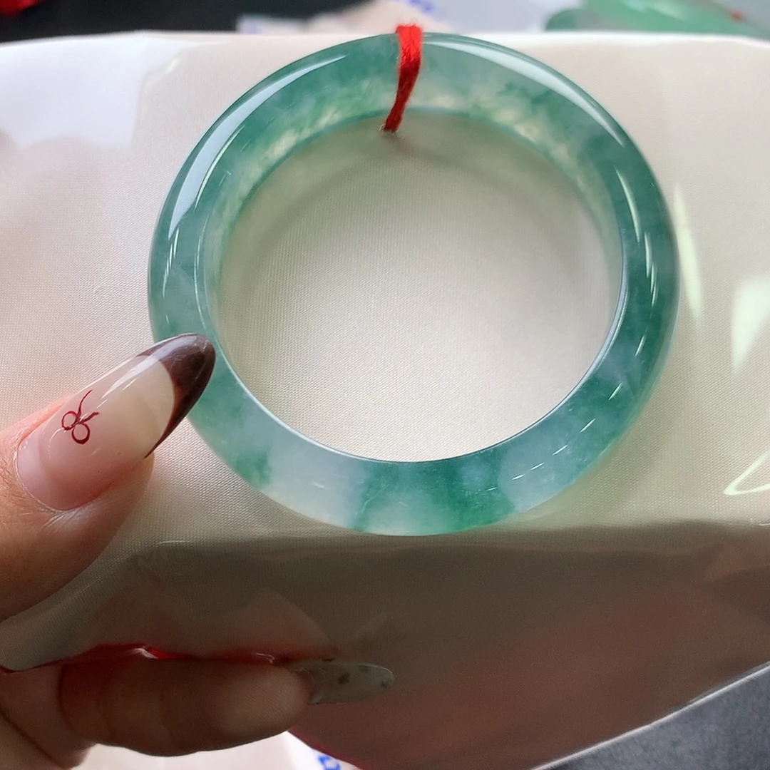 翡翠未镶嵌手镯15号