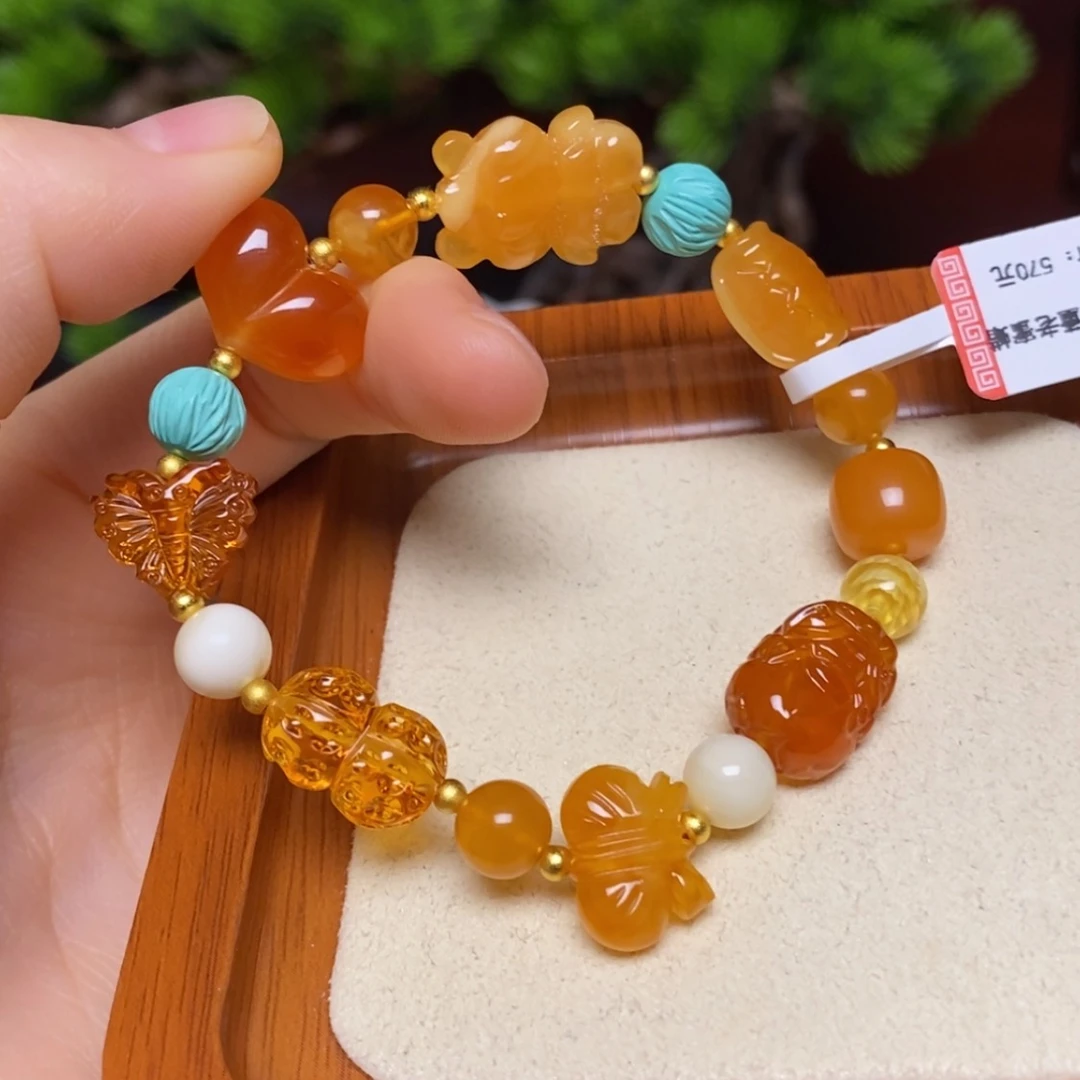 【闪购商品】手链蜜蜡未镶嵌手串