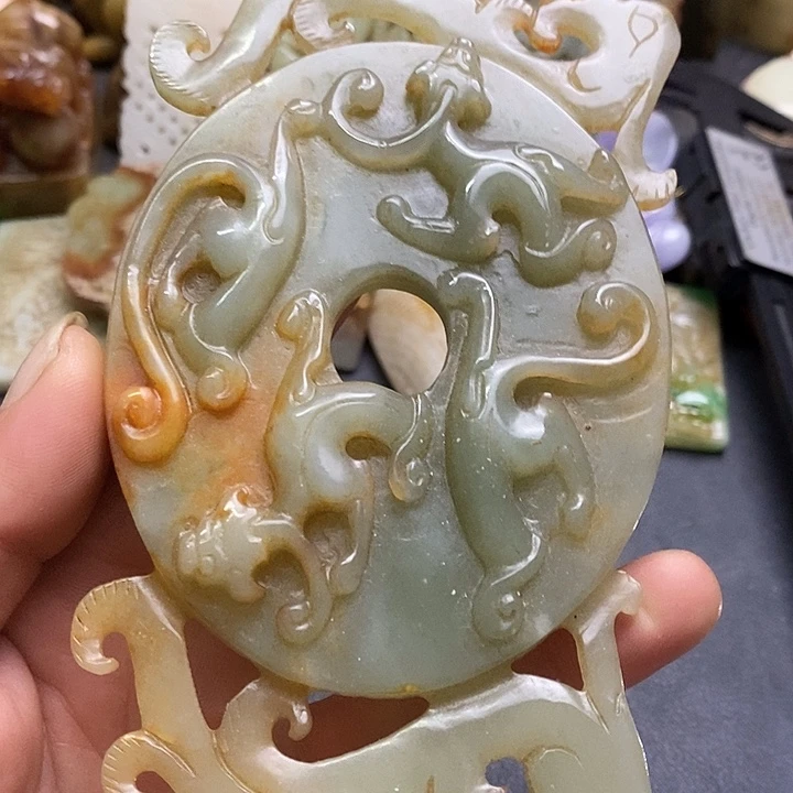 白玉菩提吊坠挂件