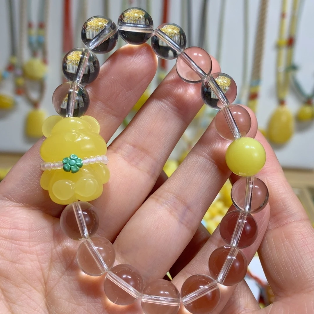 蜜蜡未镶嵌裸石10mm