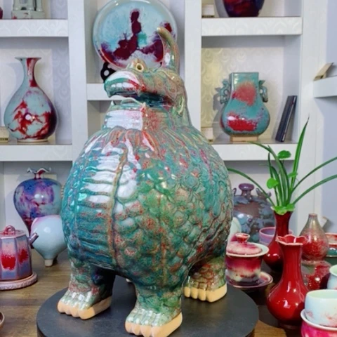 瓷片禹州神后钧瓷原产地~