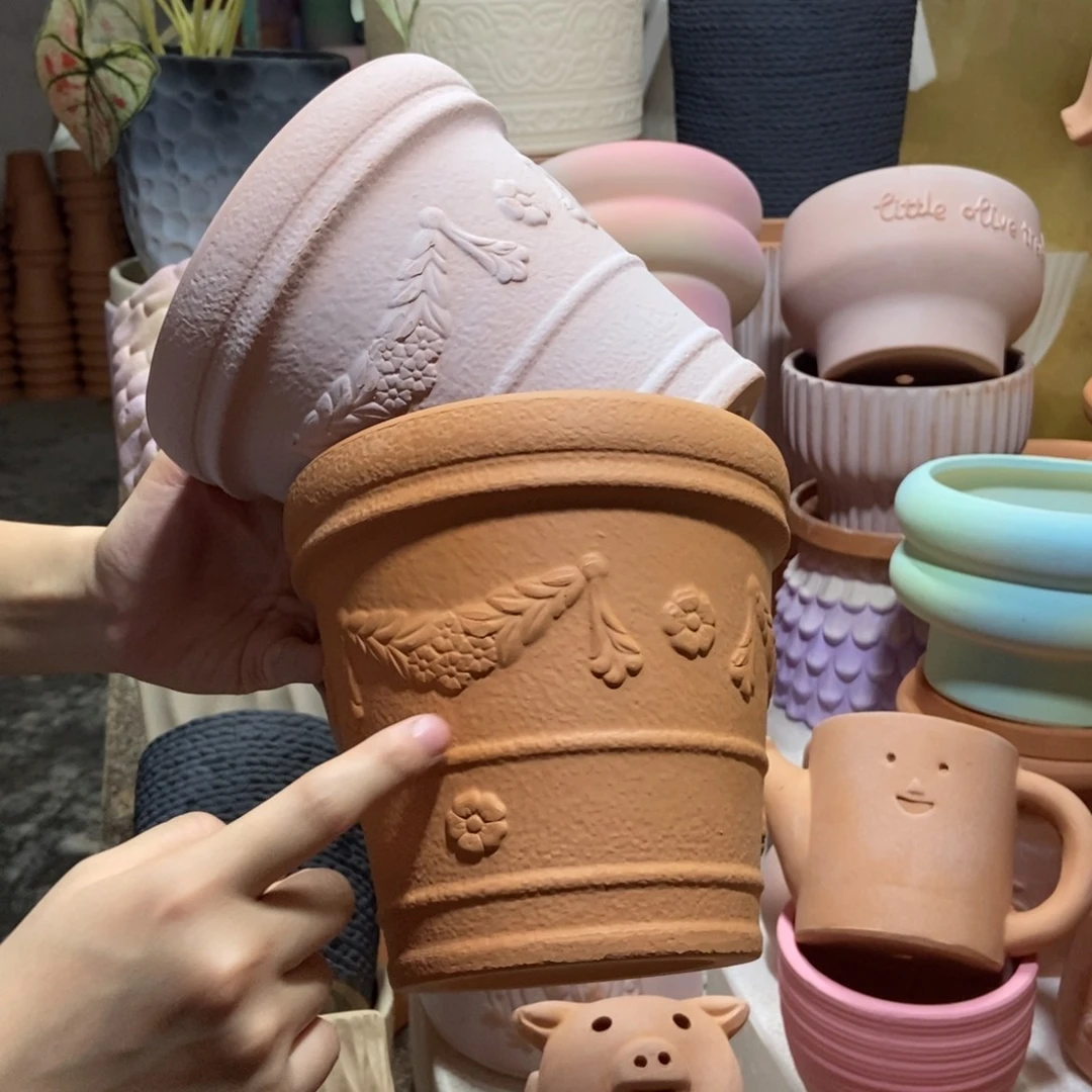 16×15麦穗花 雾化+红陶2个