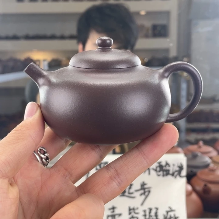 紫砂茶壶140cc老紫泥茶壶