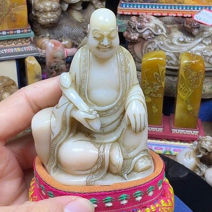 寿山石印石回流印章