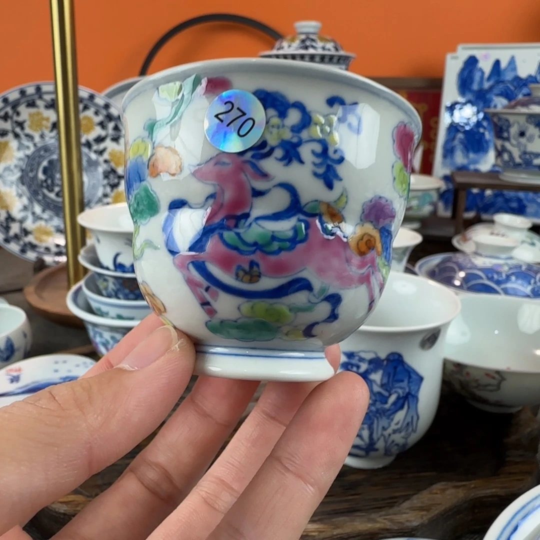 瓷片景德镇手绘青花瓷器270