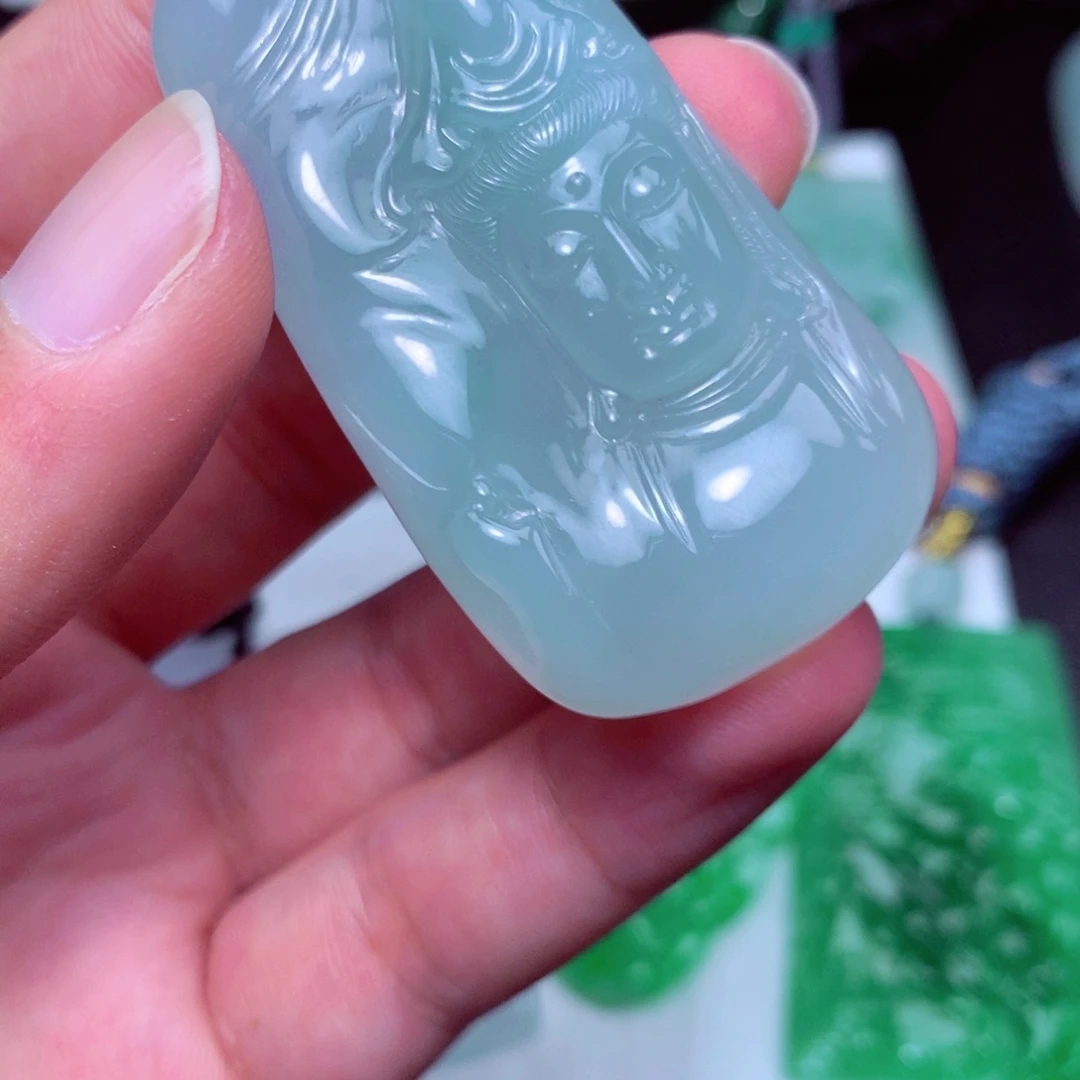 颈饰未镶嵌翡翠天然A货翡翠