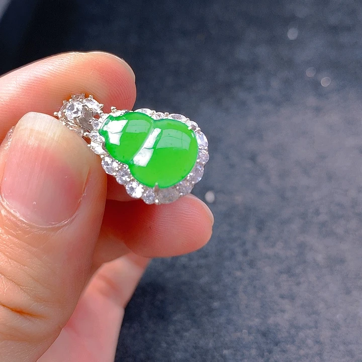 【闪购商品】翡翠银S925镶嵌颈饰翡翠