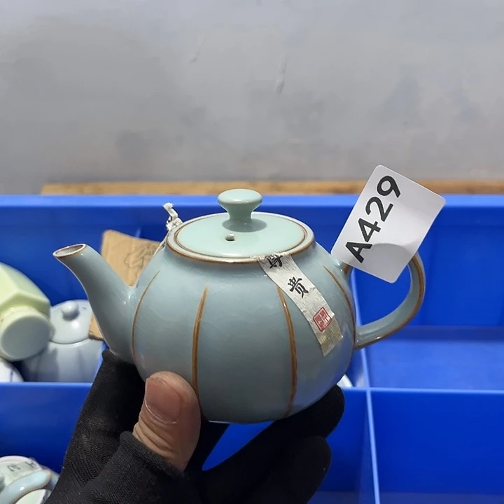没***倍瓷片茶摆件工艺品摆件666