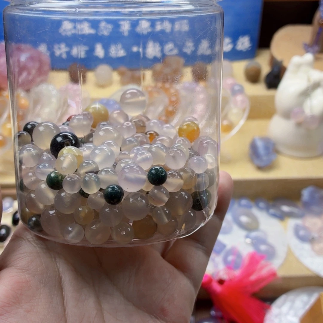小***A玛瑙/玉髓合金手链