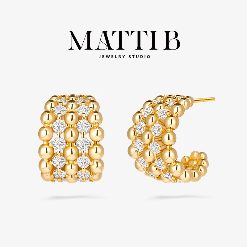 铜合金合成锆石耳饰 高端气质超闪小众设计感轻奢百搭耳钉女1996