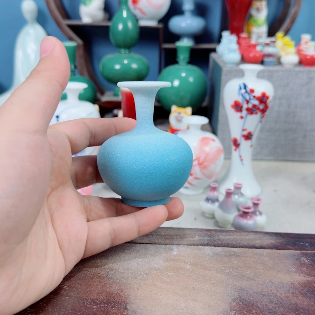 陶瓷手工小花器摆件