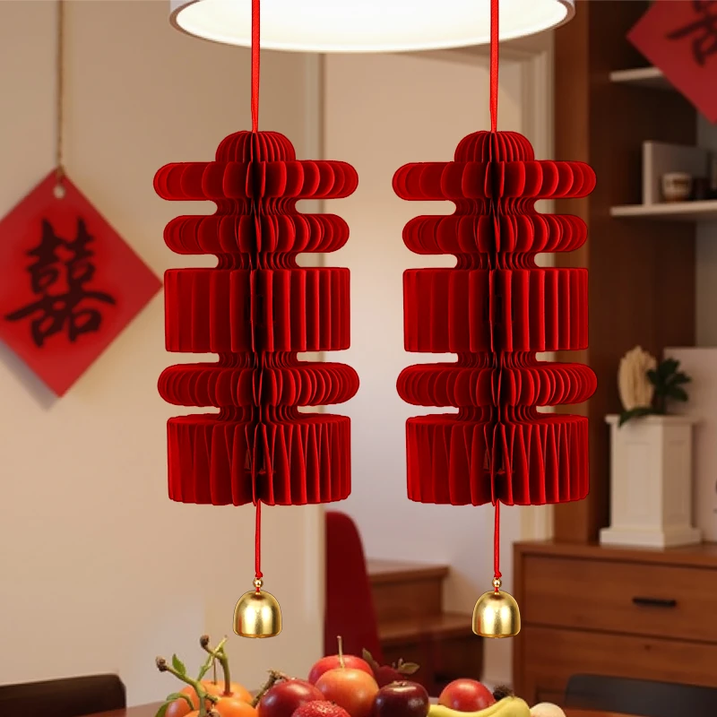 立体喜字摆件结婚专用房布置订婚卧室桌面摆台双囍字装饰用品大全