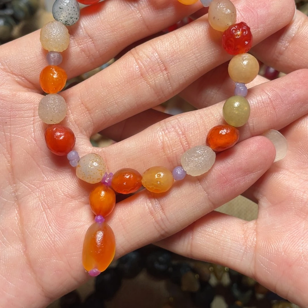 玛瑙/玉髓手链合金