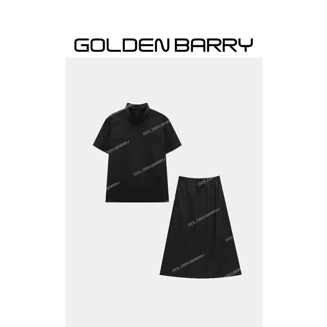 GOLDENBARRY|211069/310204短袖款纸片人上衣/半裙