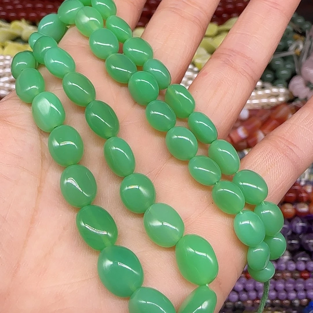 玛瑙/玉髓合金珠宝半成品澳洲玉塔链约8mm拍两99发一条