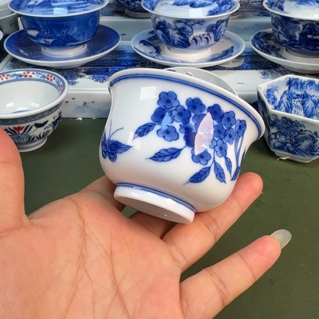 景德镇纯手绘茶具圆圆267