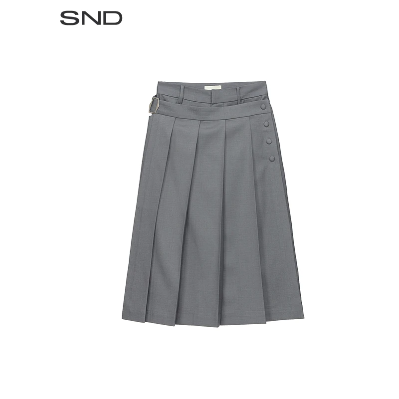 【CPLUS SERIES 设计师品牌】SND SS25 搭片式压褶五分裤 休闲时尚