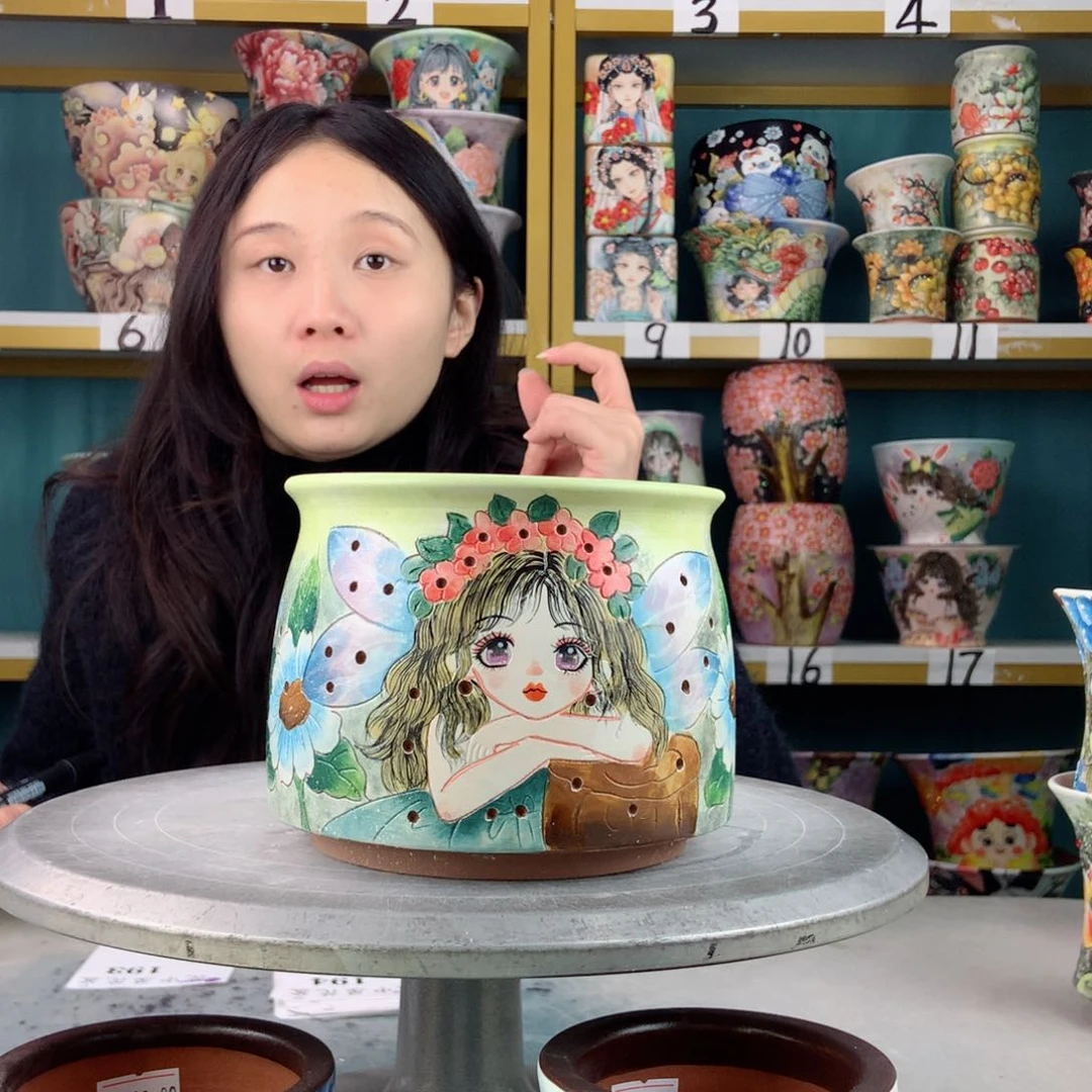 罐景德镇手工瑕疵193