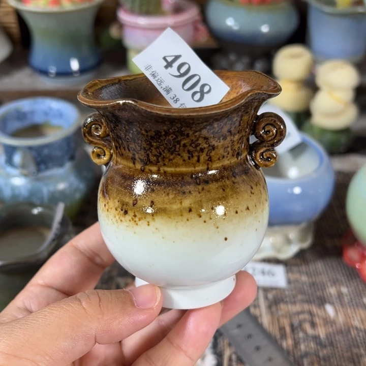 口5高8 手工花盆未满30运费到付