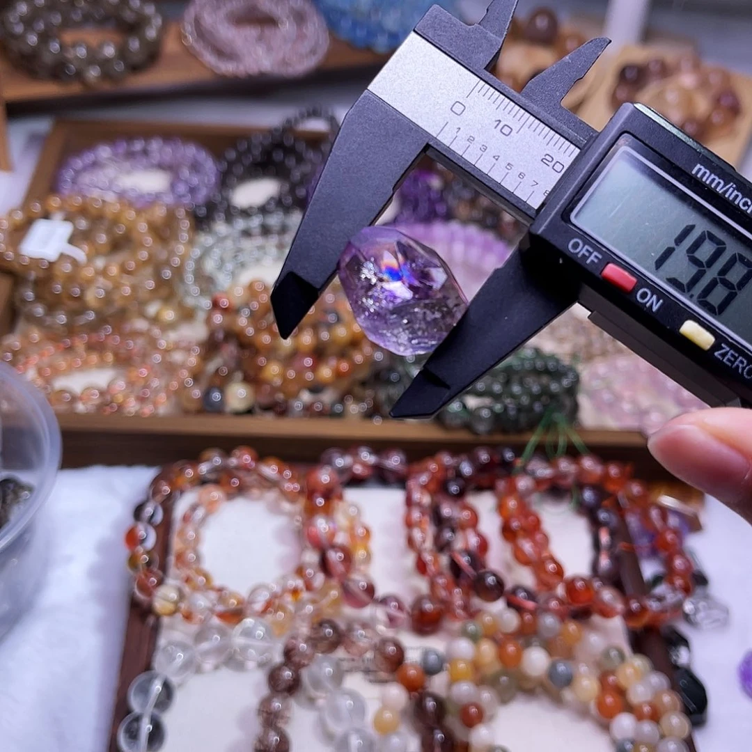 水晶手链未镶嵌紫超七