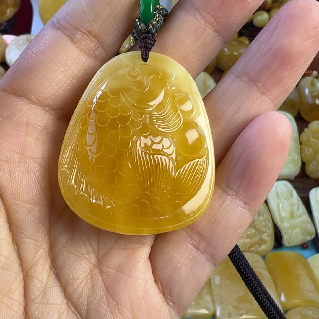 蜜蜡吊坠(赠链)未镶嵌
