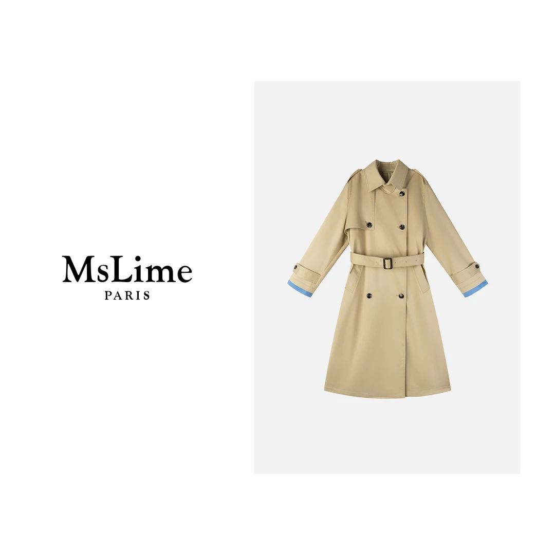 王嬛嬛MsLime25年‘卡普里岛’新款时尚休闲百搭大衣 HC2D3239