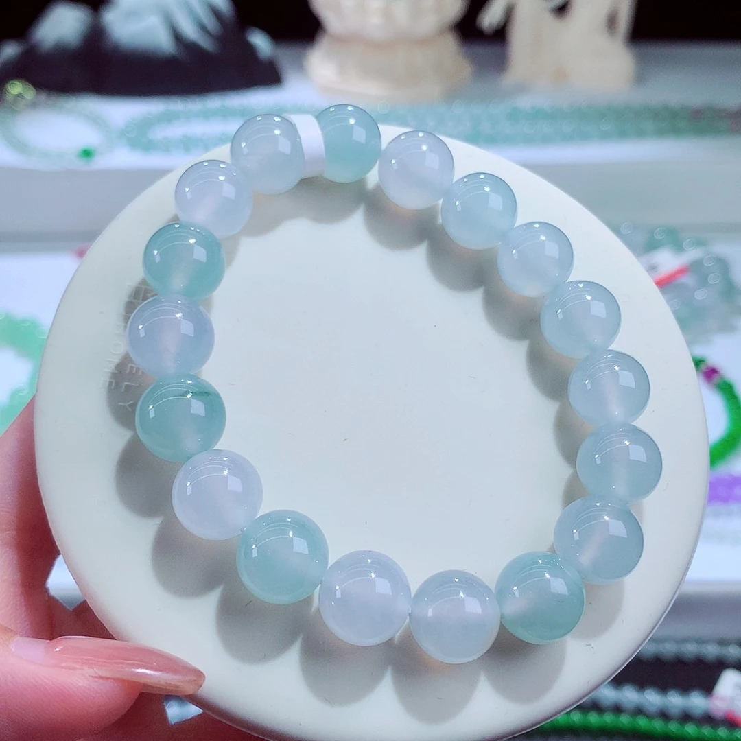 未镶嵌手链翡翠卡10mm