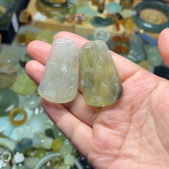 蛇纹石玉未镶嵌手镯 手链 吊坠