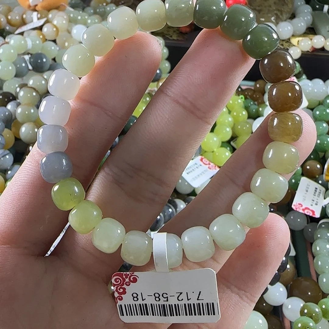 和田玉未镶嵌手链159