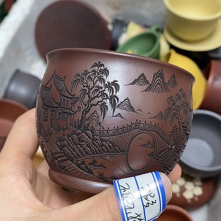 紫砂茶杯瑕疵不退不换，
