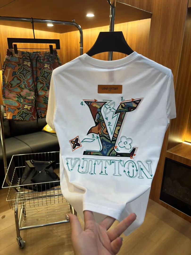 2025年春夏新款休闲时尚修身男女款高品质短袖T恤3696