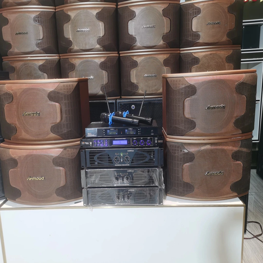 不包邮台湾阿曼达K歌十寸音响卡拉ok套装点歌机