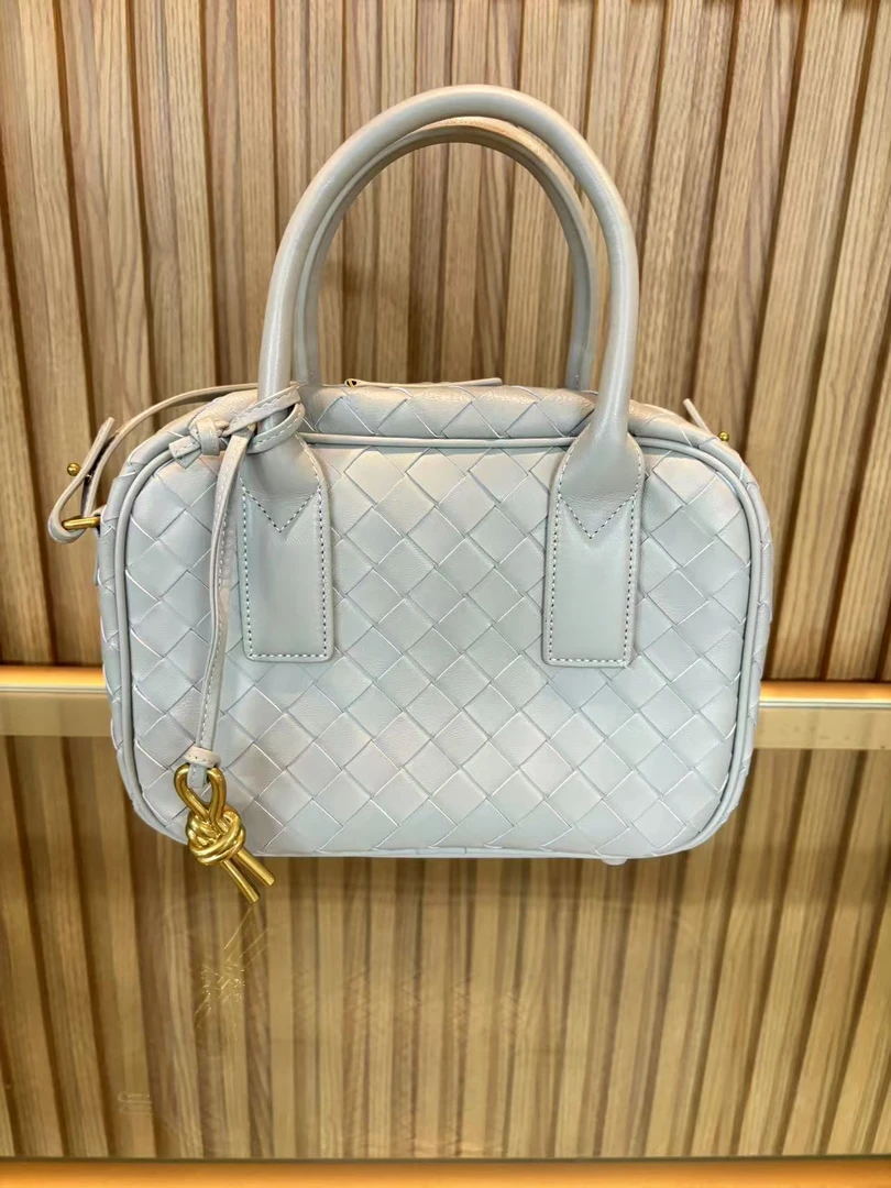 AY194【编织手提相机包】 米灰色 24cm 高级感斜挎百搭女包