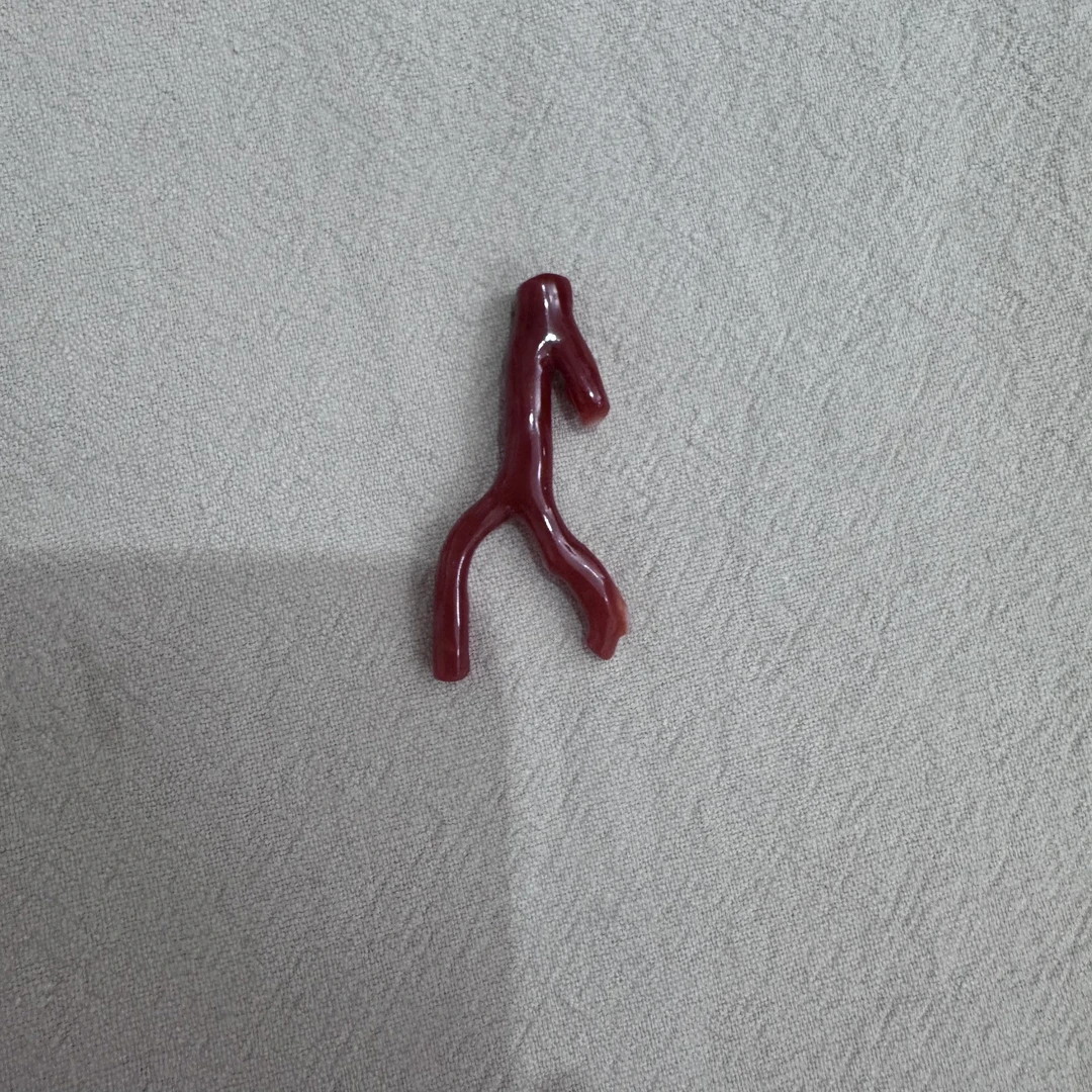 天然红珊瑚日本阿卡吊坠挂件