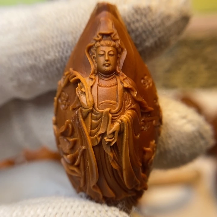 悠***墨手串/手链橄榄核观音