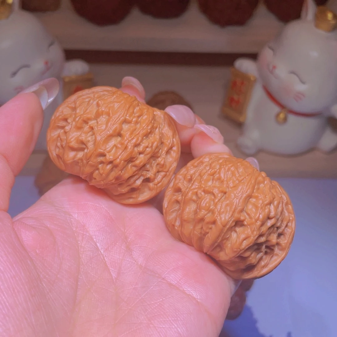 文玩核桃把件44磨盘