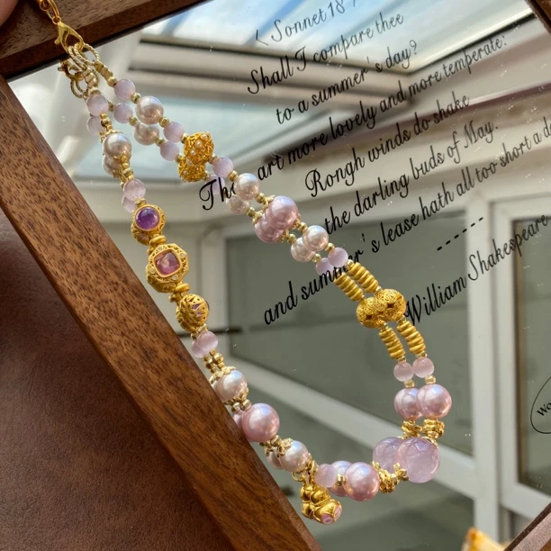 2803紫水中式小众原创手机链