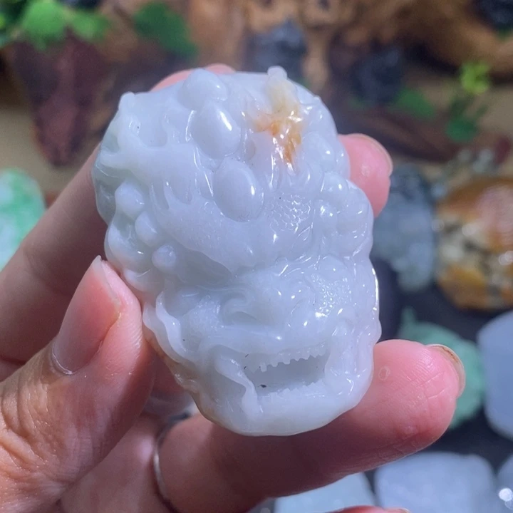 【闪购商品】颈饰未镶嵌翡翠龙牌
