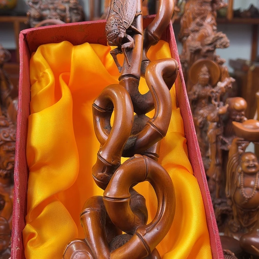 黄杨木黄杨木雕刻长度24厘米