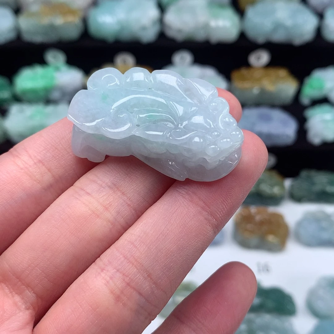 【闪购商品】翡翠颈饰未镶嵌貔貅