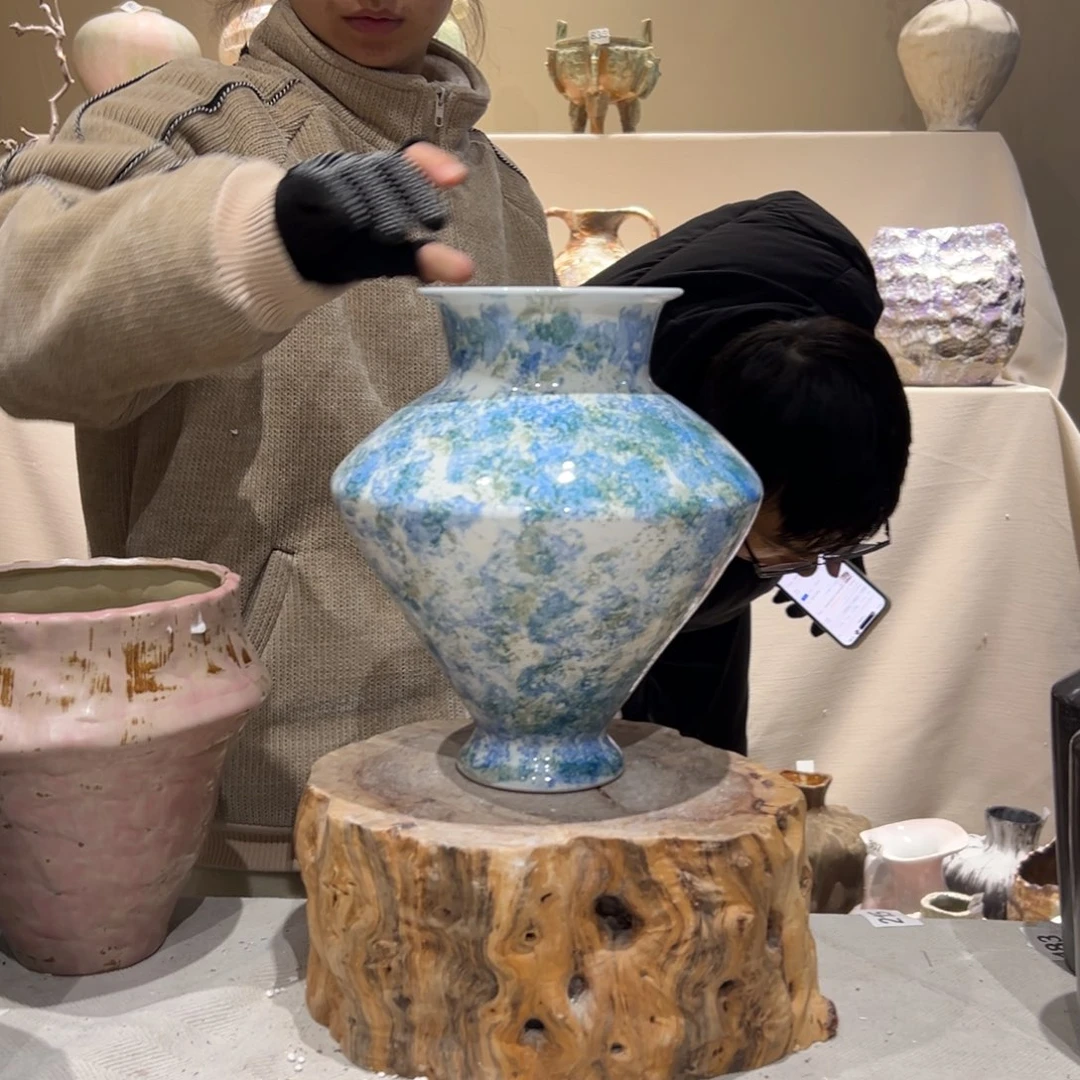 景德镇高温陶瓷346花瓶摆件花瓶摆件花瓶