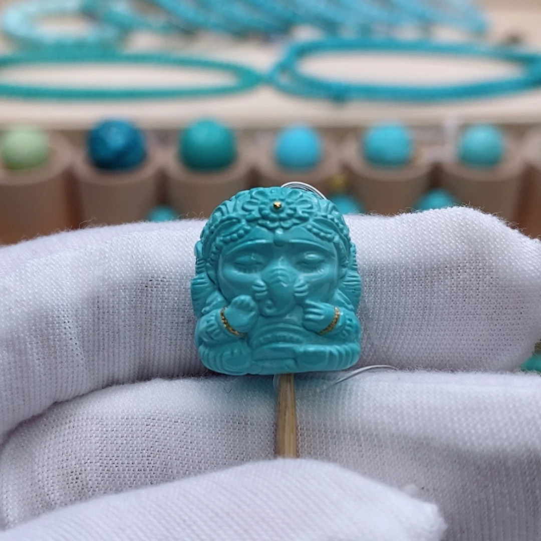 绿松石珠宝奇石未镶嵌