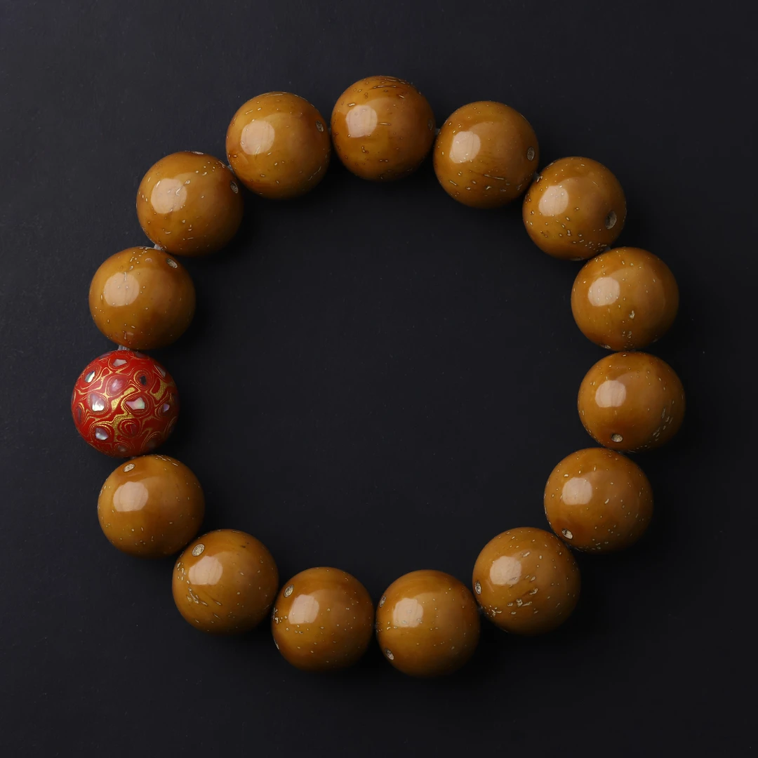 SYWW47【紫金鼠黄金甲】光珠设计款懒人文玩手串